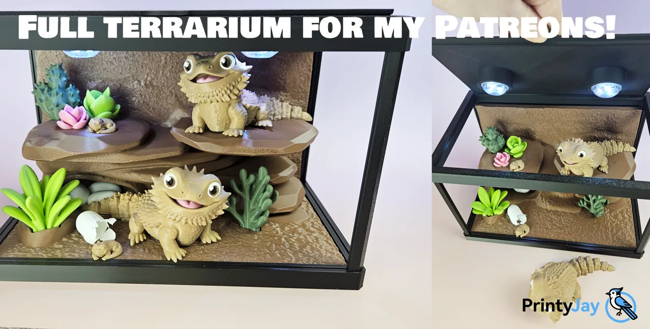 Cute Bearded Dragon - Tiny Terras Series view 2