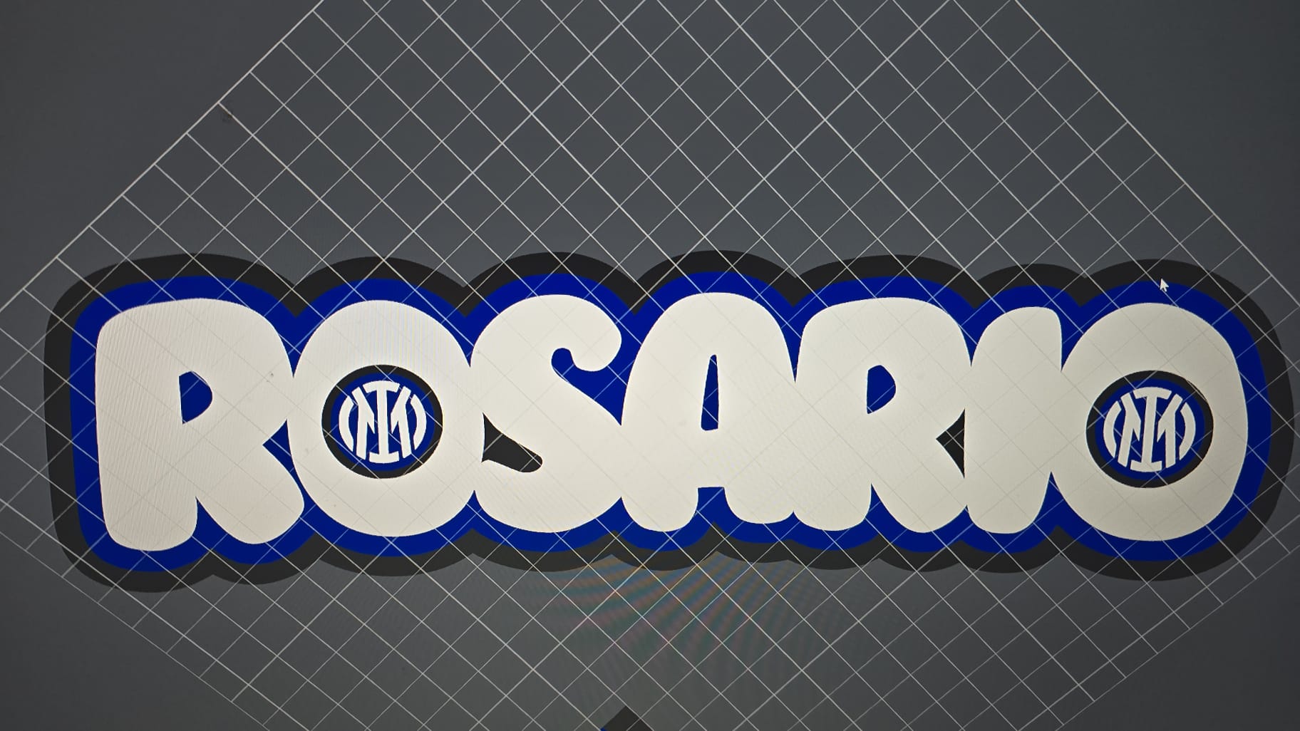 Miniatura 2 do modelo 3D Scritta inter
