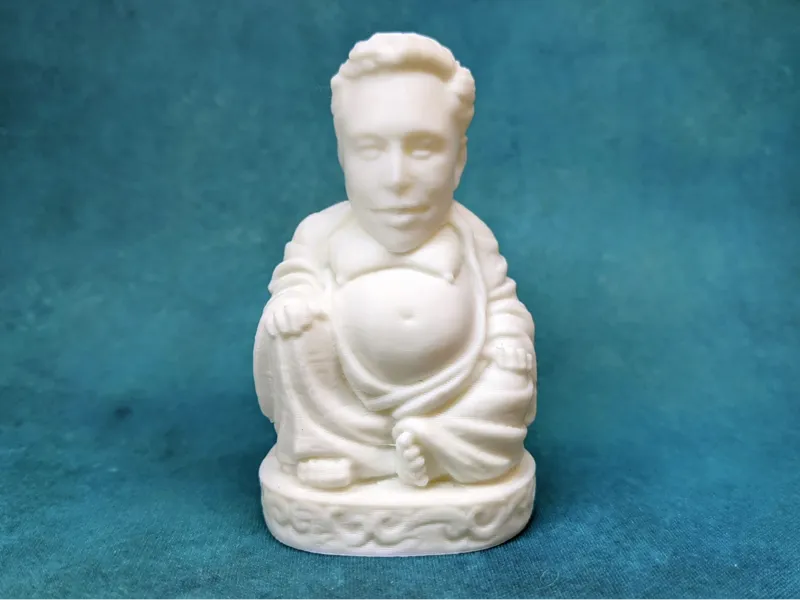 Elon Musk Buddah
