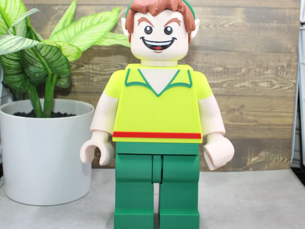 Modelo para impresión 3D: 500% Brick – Peter Pan. Referencia del modelo original.