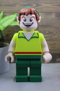 Modelo para impresión 3D: 500% Brick – Peter Pan — vista de referencia 3