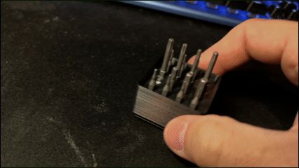 Grippy (Mini) Hex Bit Holder - Gridfinity