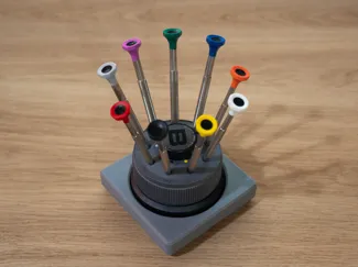 Bergeon Screwdriver Set Organizer Gridfinity 2x2