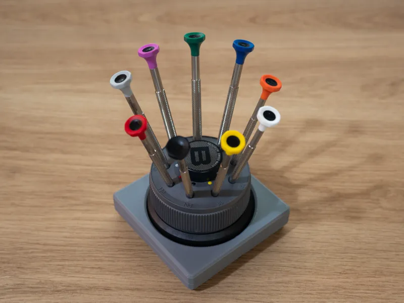 Bergeon Screwdriver Set Organizer Gridfinity 2x2