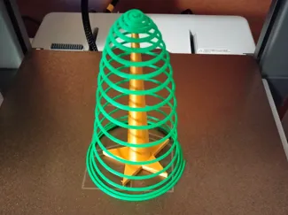 Spiral Christmas tree