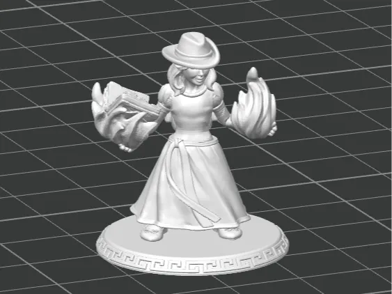 D&D miniature Mele the magician