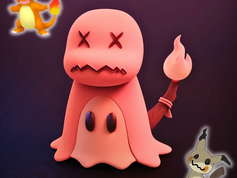 MimiChar – Mimikyu in a Charmander Costume
