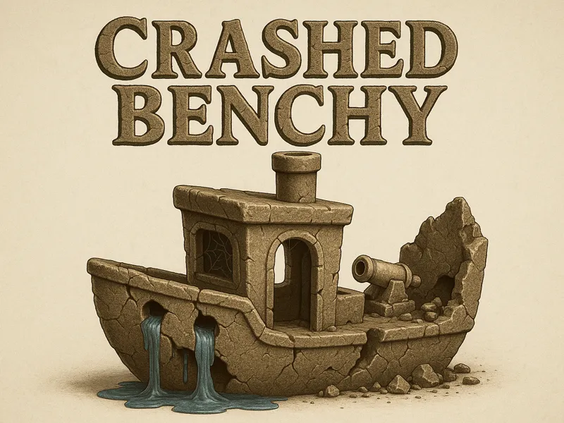 Crashed Benchy