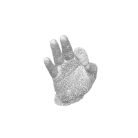 Main bionique OK - style Voronoi — photo 3