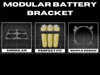 18650 Battery Modular Bracket
