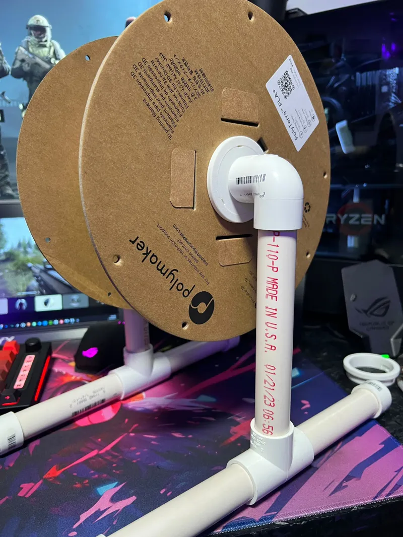 Re-Spool adapter for 3/4in PVC pipe