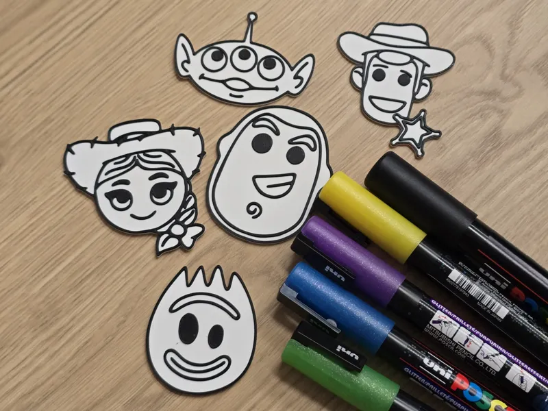 Coloring Paint Toy Story Squad Craft DIY