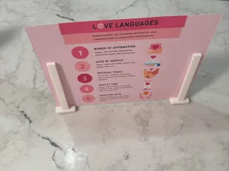 Cardstock Sign Holder