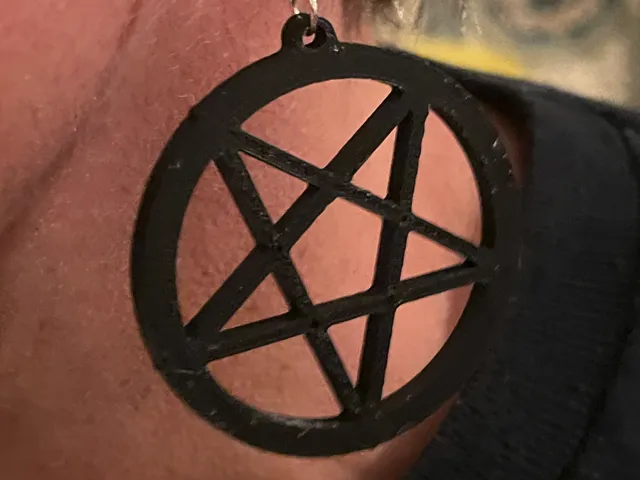 Pentagram Earrings
