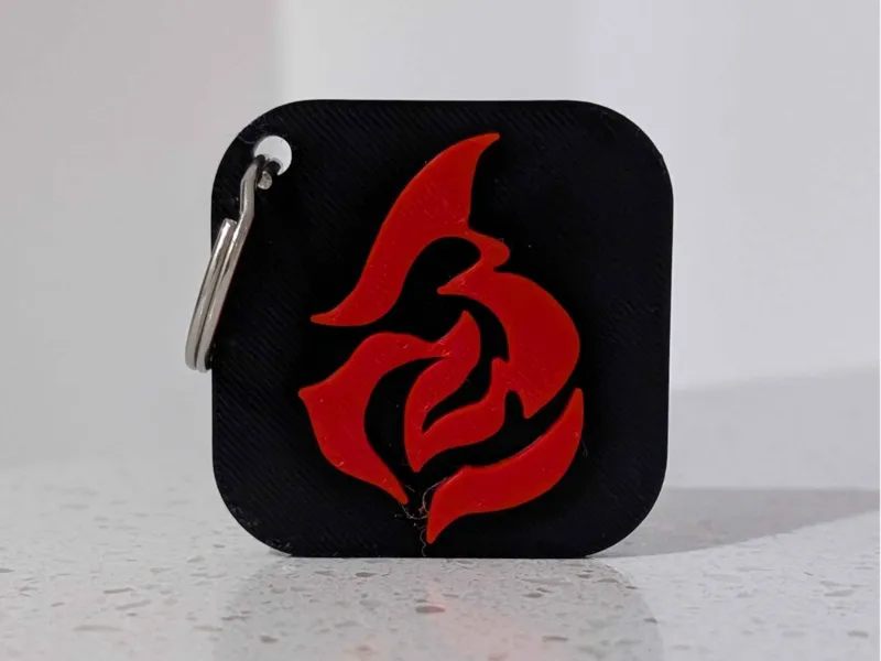 Honkai Star Rail Fire Type Keychain