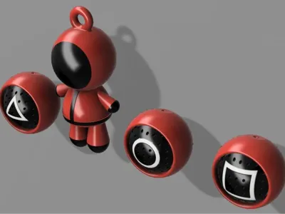Squid Game - Keyring/Earring