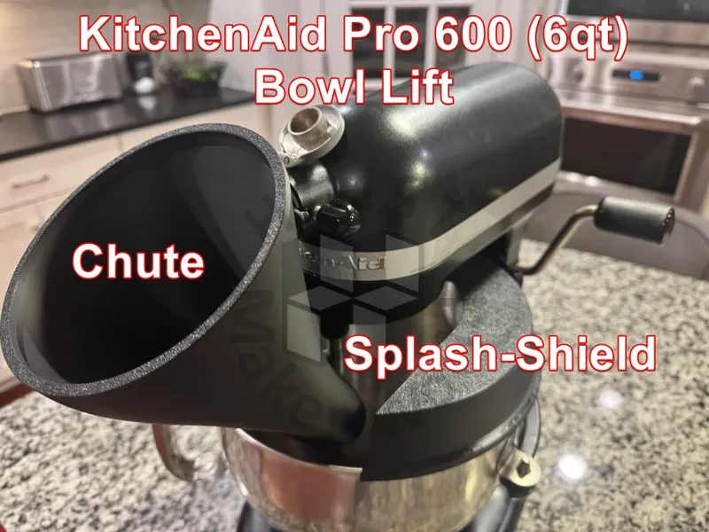Kitchen Aid Pro 600 6qt Chute and Splash Shield