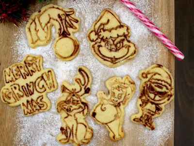 Grinch Cookie Cutter Pack 6 Piece Chrismtas