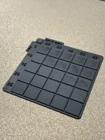 smaller size, thinner wall lines on base for readability