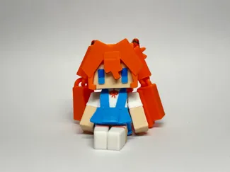 明日香 像素风可动铰链玩偶