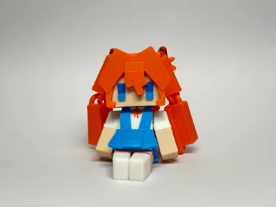 Asuka Pixel-style Articulated Joint Doll