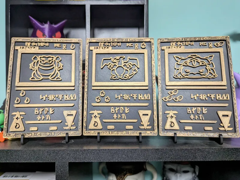 Pokemon Ancient Tablets - Kanto Trio