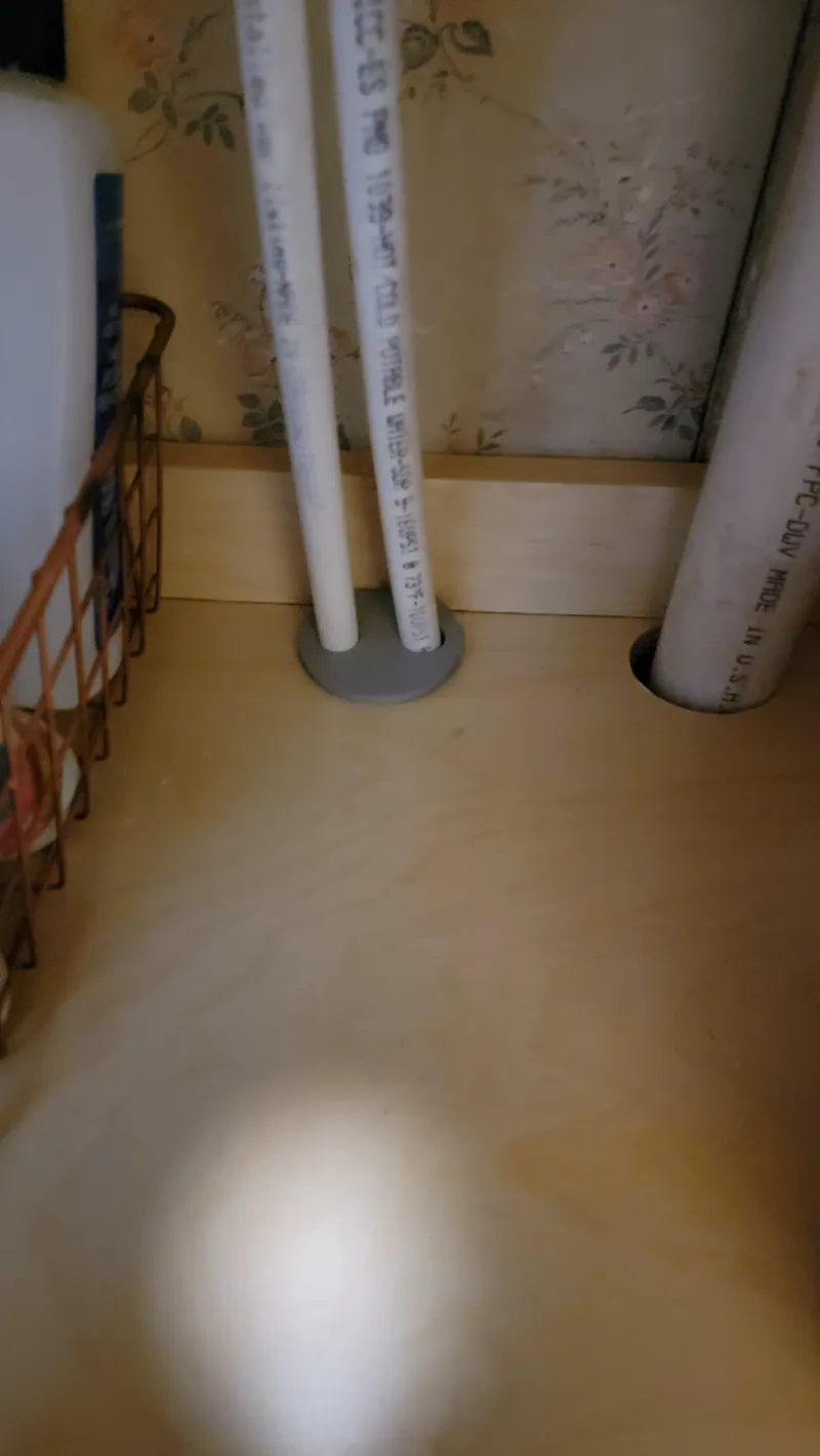 1/2" pipe grommet for cabinets