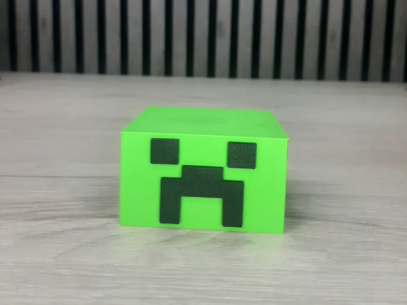 Minecraft Inspired Creeper Push Button | Desk Toy 