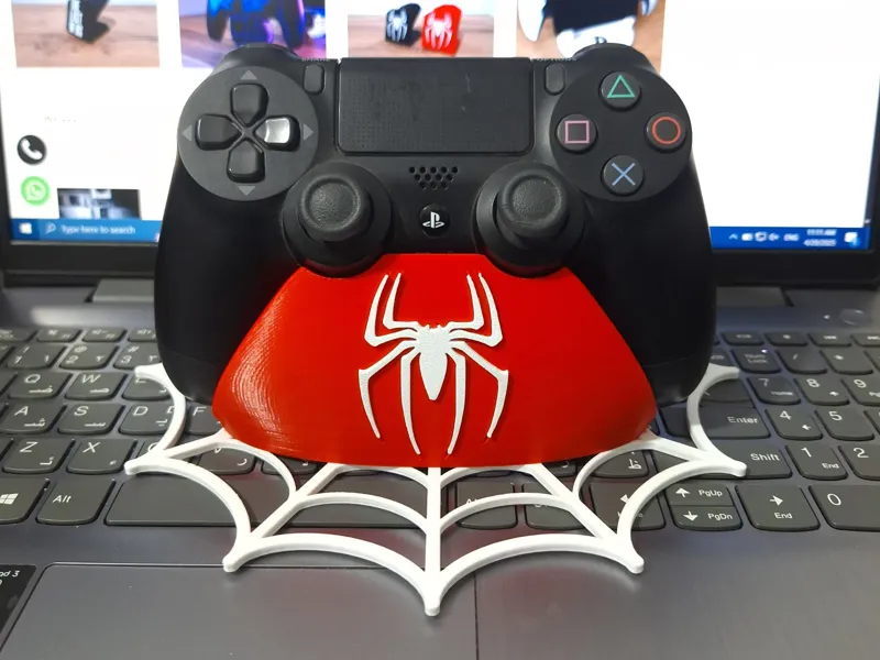 ps4 controller stand spiderman 
