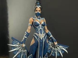 Kitana — Fan-Made Printable Miniature with Base