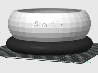Customizable Snack Bowl