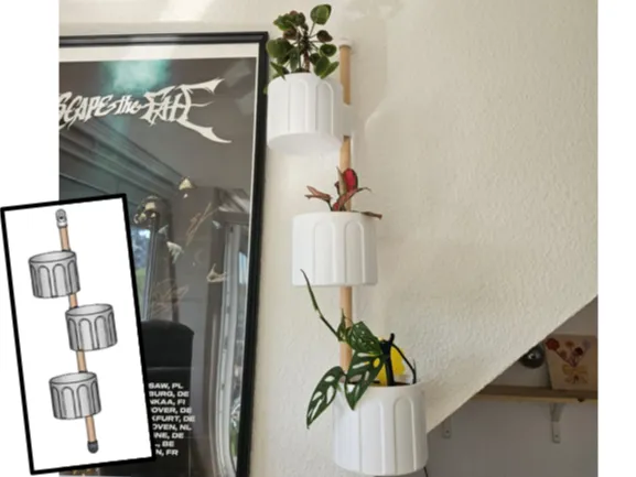 Wall Mounted Plant Holder