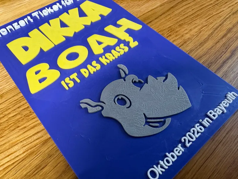 DIKKA Boah ist das Krass 2 - Gutschein für Konzert