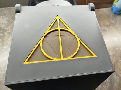 Harry Potter-style puzzle safe