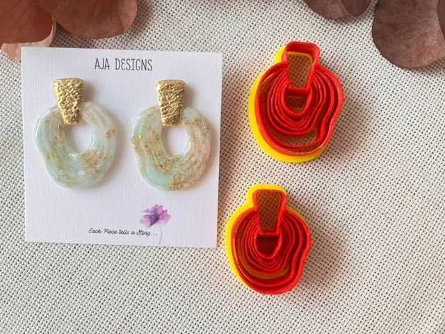 Polymer Clay Earring Mold 72
