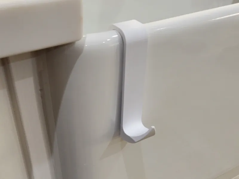 Farmhouse sink towel hook