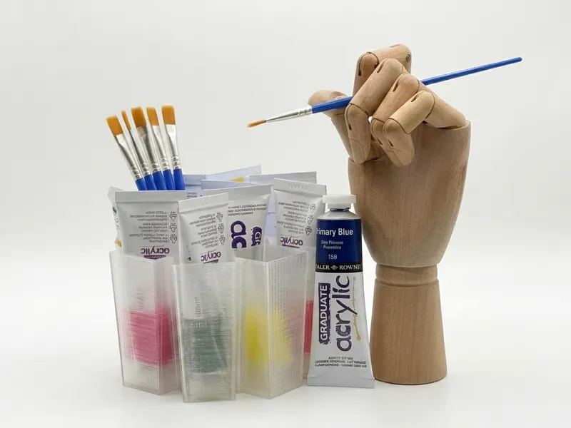 10 Slot Acrylic Daler-Rowney Paint Holder