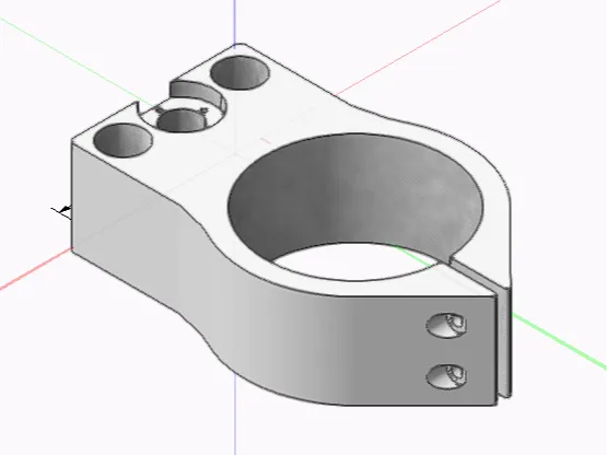 CNC 3018 65mm Router Holder - 42mm Version