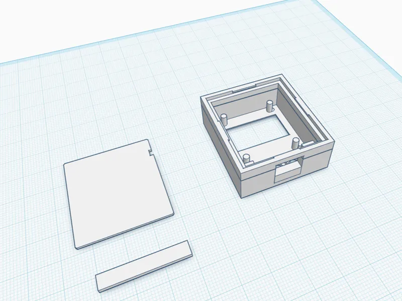 case esp8266 and ssd1306 and 3 buttons
