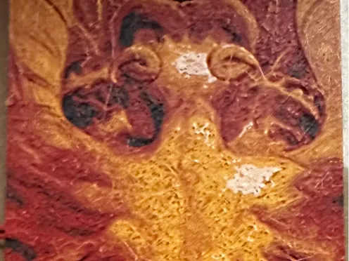 Red Dragon Thomas Harris HueForge Bookmark