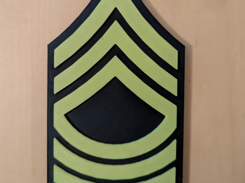 ARMY Master Sergeant E8 Rank