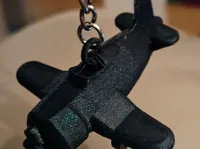 Porte-clés / ornement avion miniature Printy Plane — photo 3