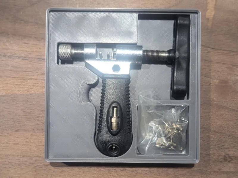 Gridfinity Bicycle Chain Breaker/Removal Tool