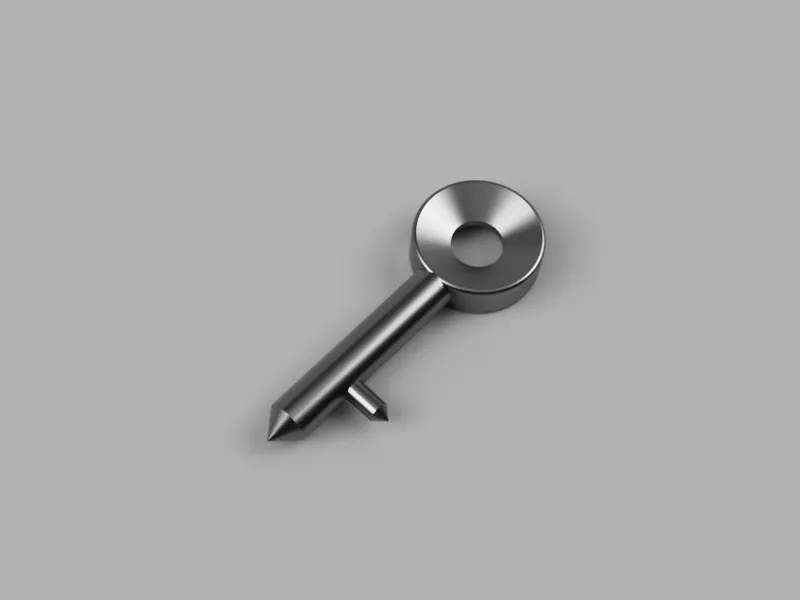 Soviet ICBM Nuclear Launch Key (high fidelity)