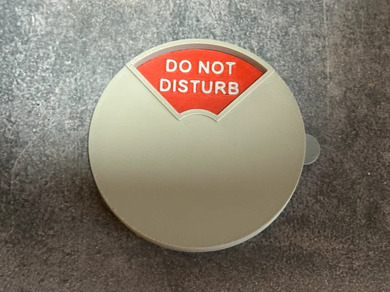 Rotating Door Sign