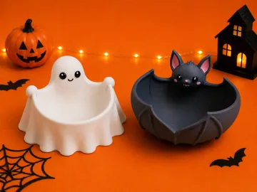 Adorno temático: Cute Ghost Bowl – Spooky Trinket & Candy Dish — vista de referencia 3