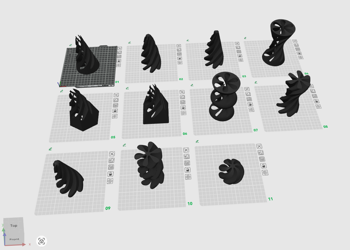 Miniatura 3 do modelo 3D spiral fidgets