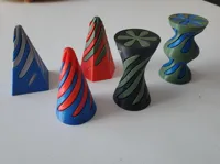 Fidgets en spirale (5 formes) — photo 1