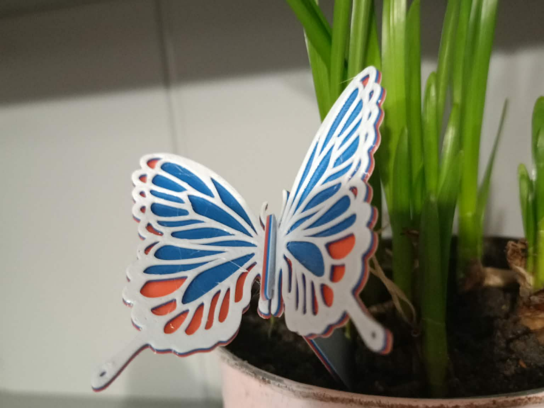 Miniatura 1 do modelo 3D Customizable Butterfly