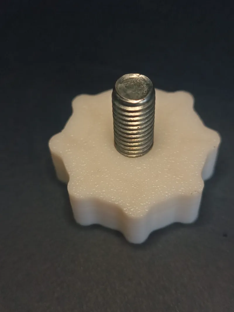 Adjustable feet using metric M8 bolt